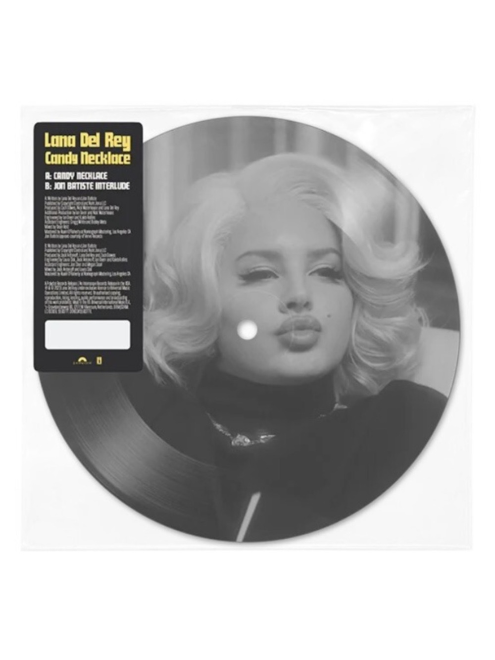 NEW Lana Del Ray Limited Edition Candy Necklace 7" Single Picture Disc Vinyl